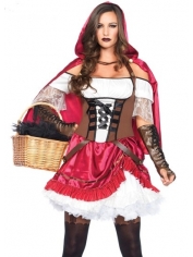 Rebel Riding Hood Costume - Womens Halloween Costumes